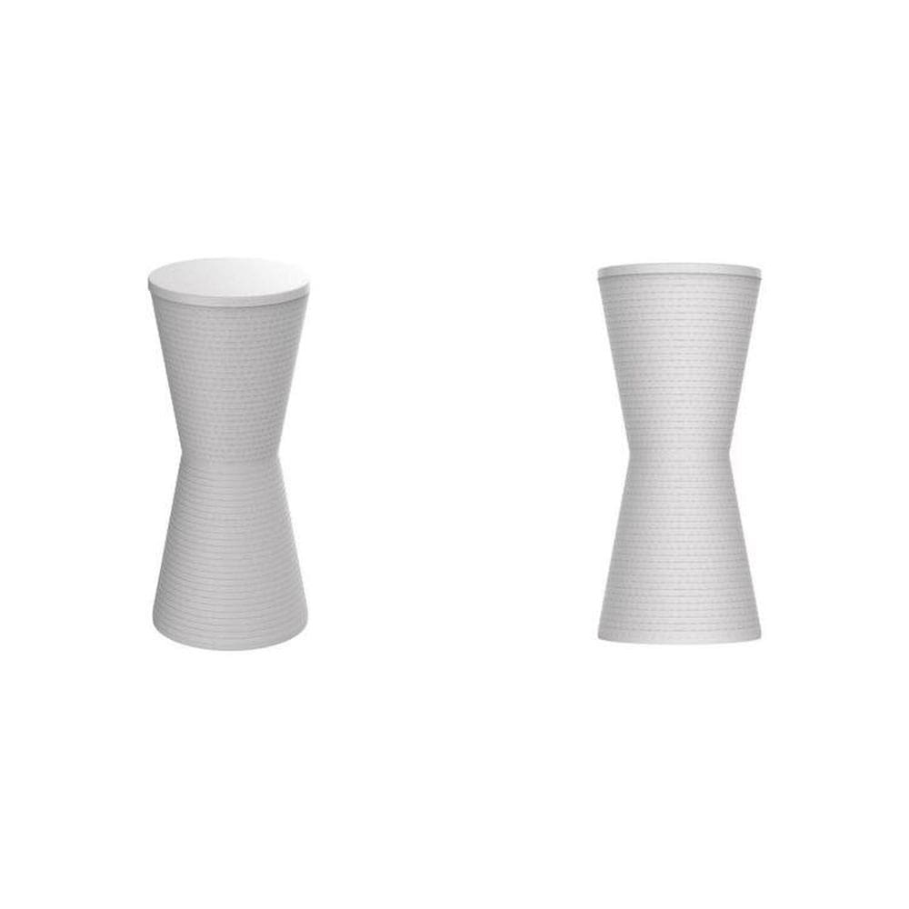 Conjunto com 2 Banquetas Dub Branco