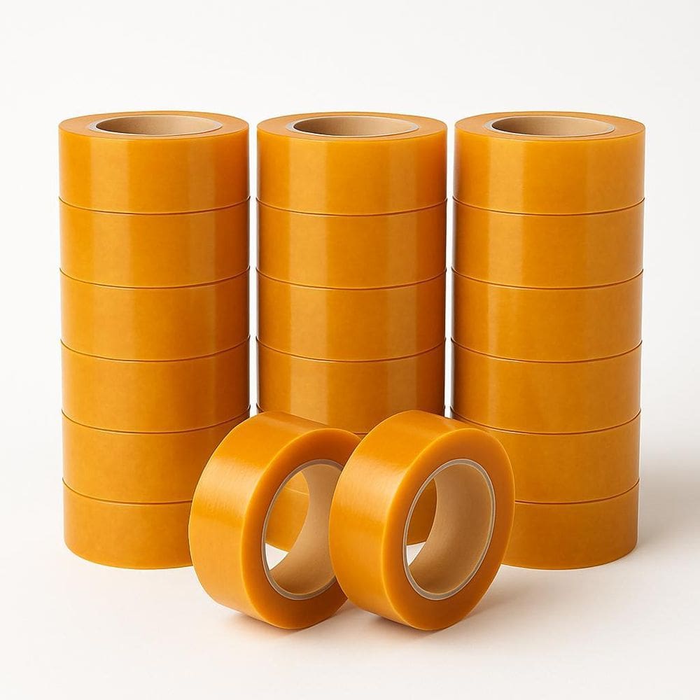 Kit 20 Fitas Adesiva Larga Durex Laranja 250M Embalagem