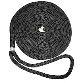 Cordas Dock Line New England 5/8 Double Braid Black 15m