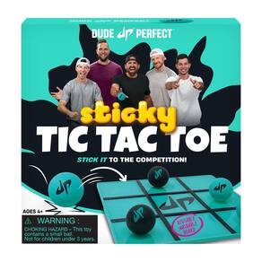 Sticky Tic Tac Toe Dude Perfect Kids para 2 jogadores a partir de 4 anos