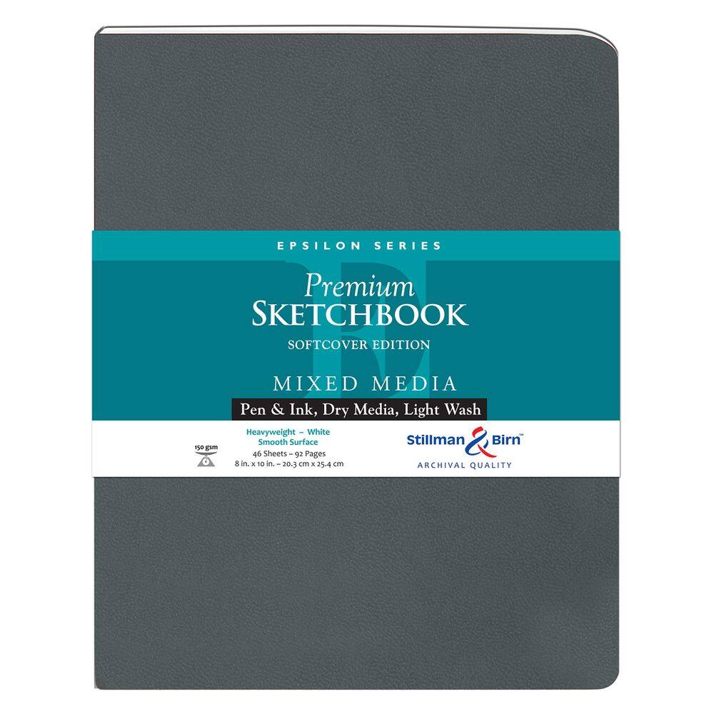 Caderno de Desenhos Stillman & Birn Epsilon Capa mole 8x10 150gsm