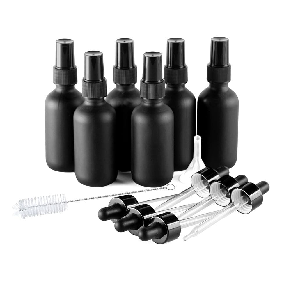 Frascos de spray e conta-gotas com atomizador de coquetel, coloque uma barra acima