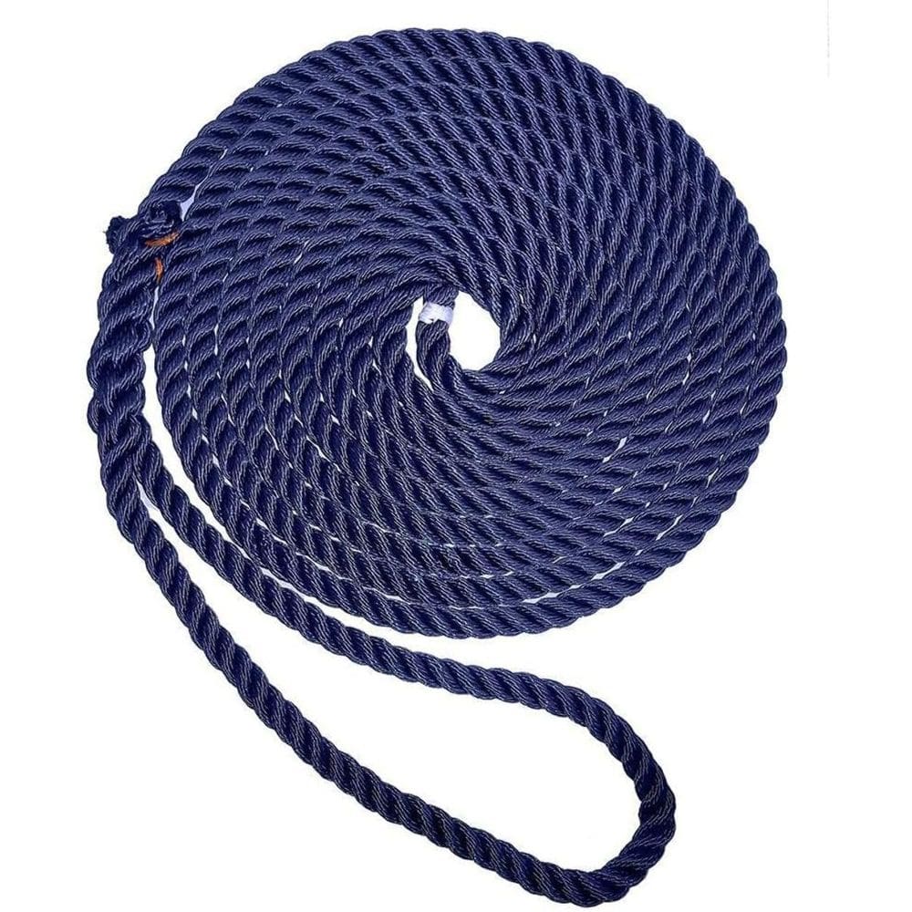 Dock Line New England Ropes Premium de 3 cordas 5/8" 4,6 m