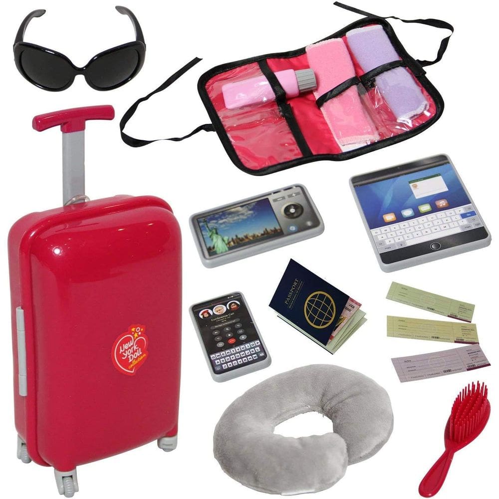 Acessórios para bonecas The New York Doll Collection Travel Playset
