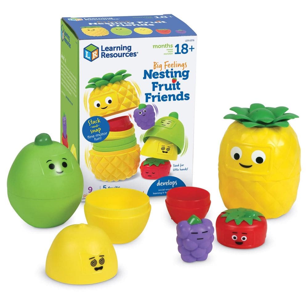 Recursos de aprendizagem Big Feelings Nesting Fruit Friends