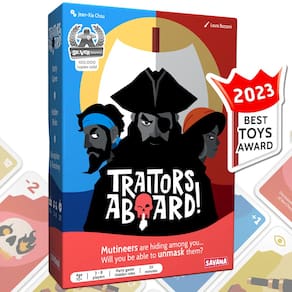Jogo de tabuleiro SAVANA Traitors Aboard, premiado por mais de 10 anos