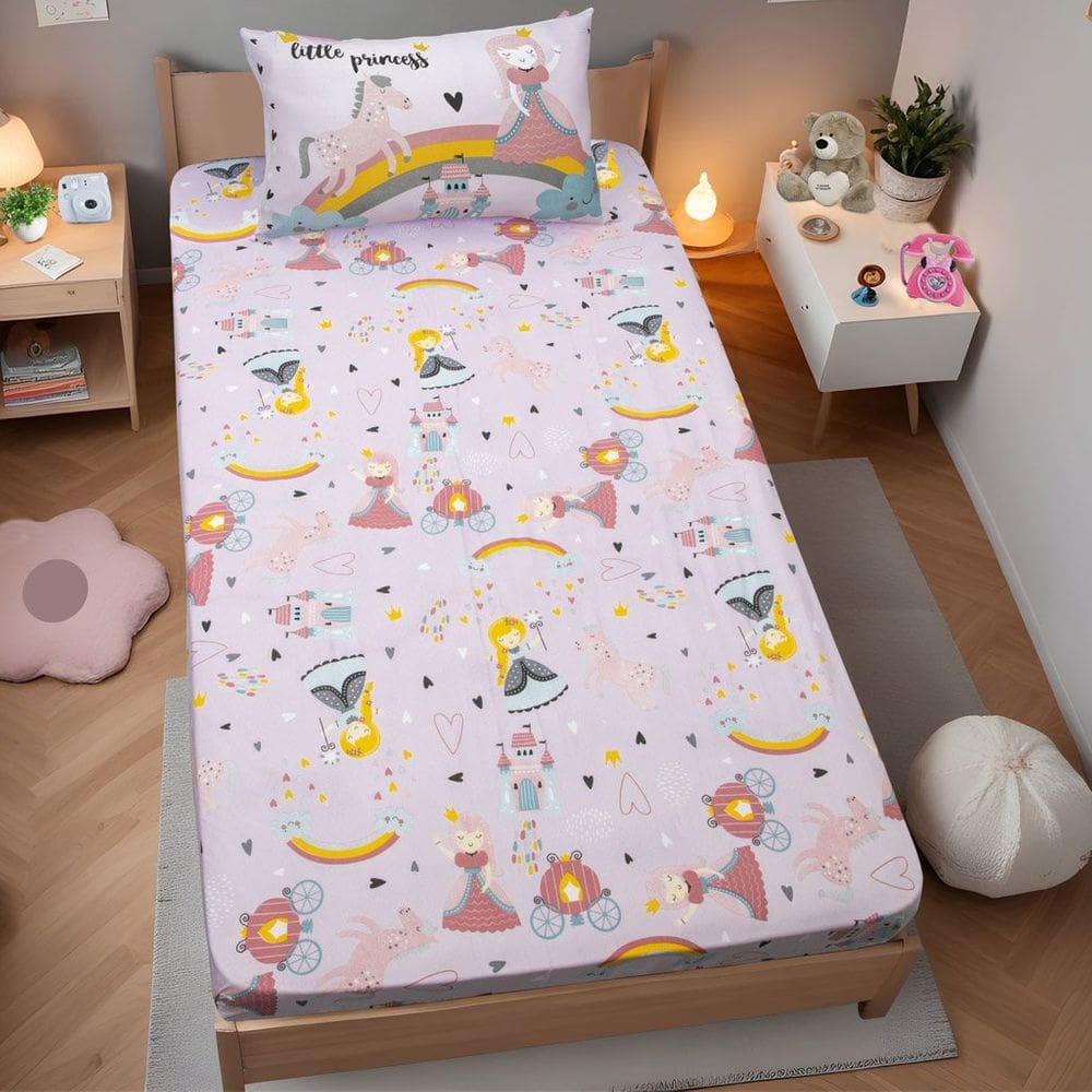 Jogo de Cama Solteiro 2 Pçs Joy 70% Algodão 30% Poliéster