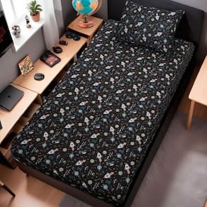 Jogo de Cama Solteiro Kids 2 Pçs Doce Vida Malha 70% Algodão 30% Poliéster