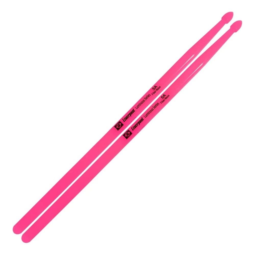 Baqueta Para Bateria Luminous Fiber Neon Pink 5a Liverpool