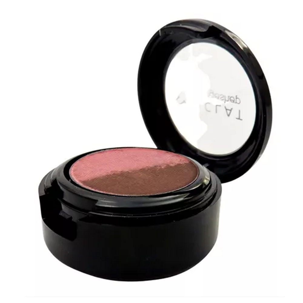 Sombra Compacta Duo Eclat Cor 02 Rosa E Vinho Alergoshop 1,4g