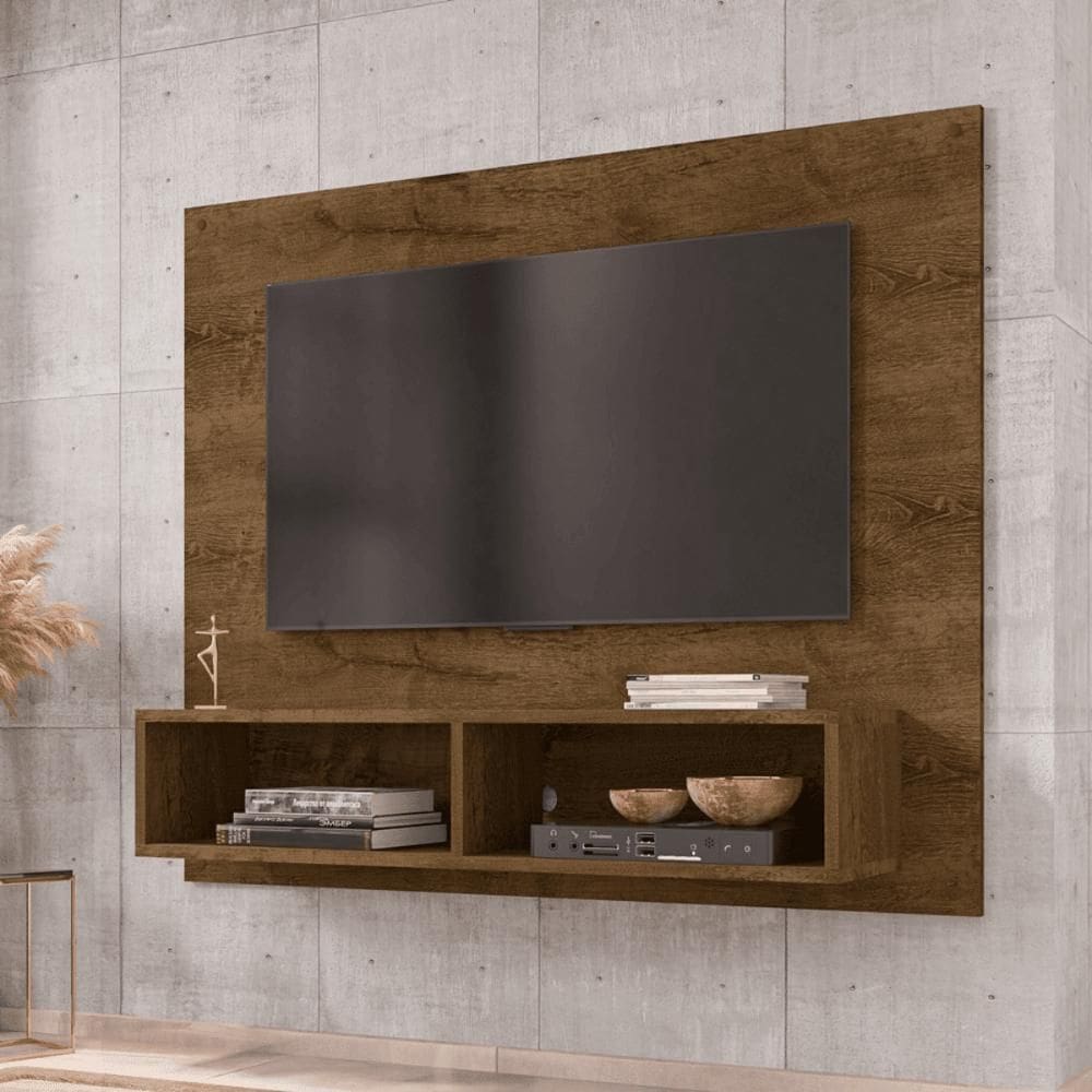 Painel Verona Sala de estar p/ TVs até 43 Nature