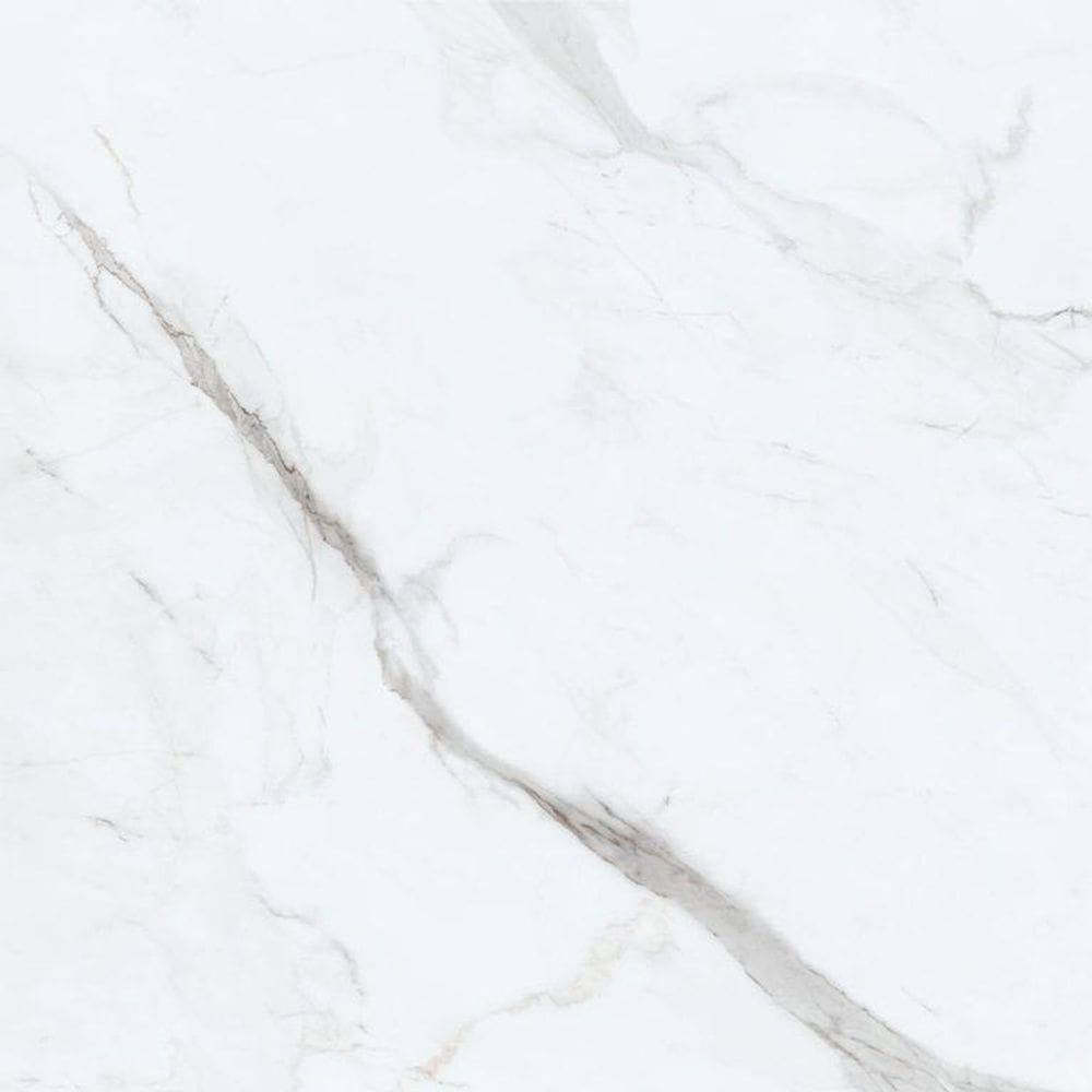 Porcelanato Polido Calacata Altíssimo Lux 120x120cm Caixa 2,88m² Branco Biancogres