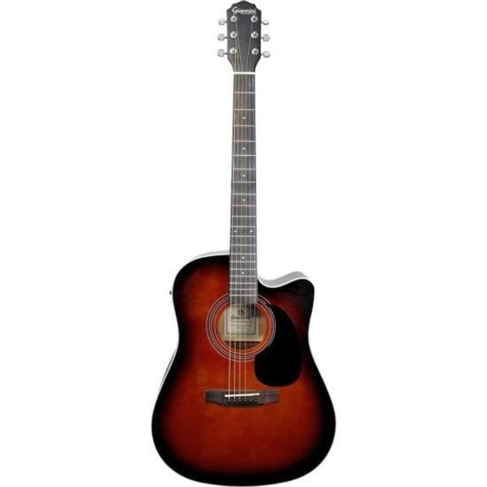 Violão Giannini Performance Deluxe Dreadnought Ceq Sunburst [F002]