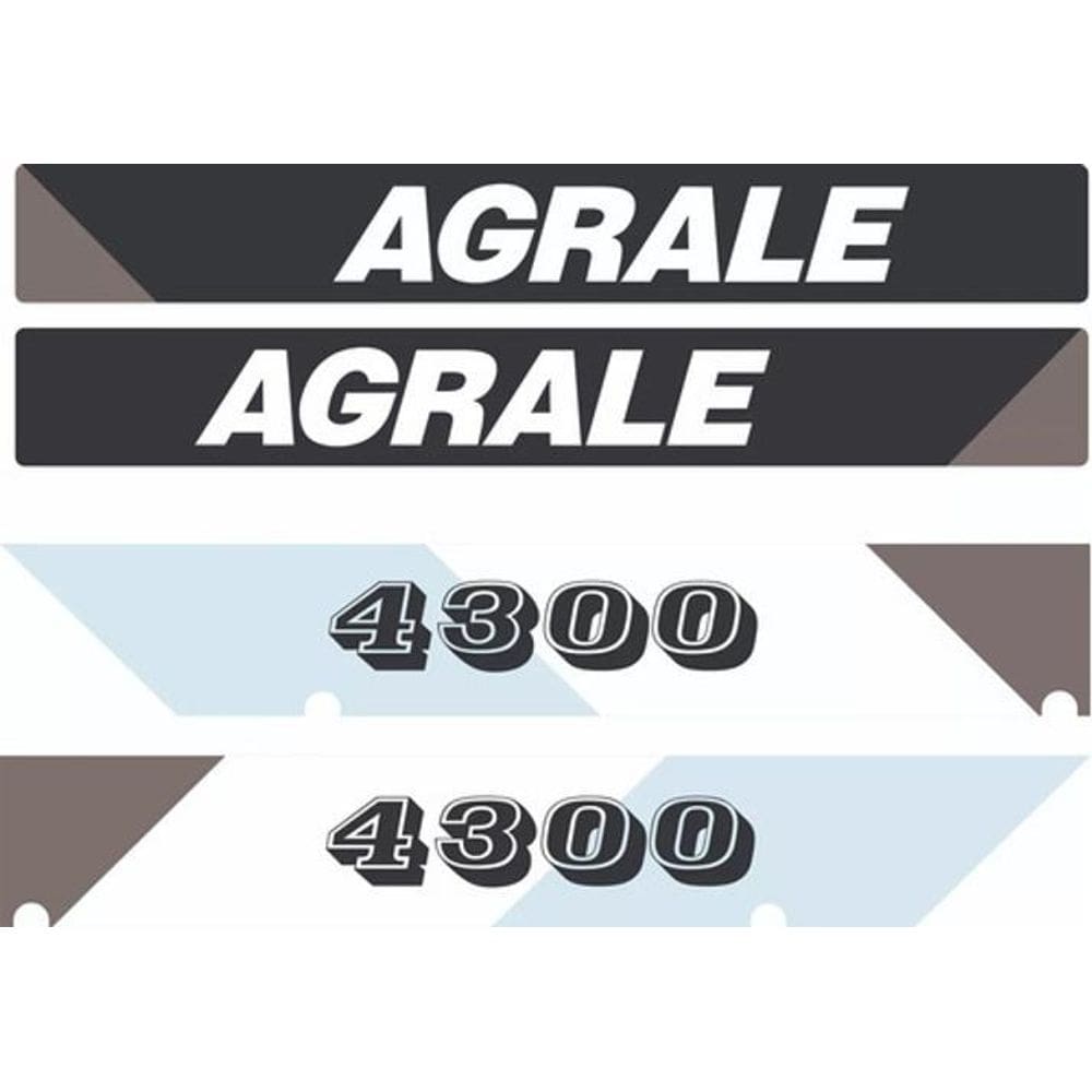 Kit Adesivos Trator Agrale 4300