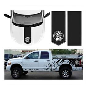 Adesivo Lateral Capo E Traseira Dodge Ram Super Bee 2500