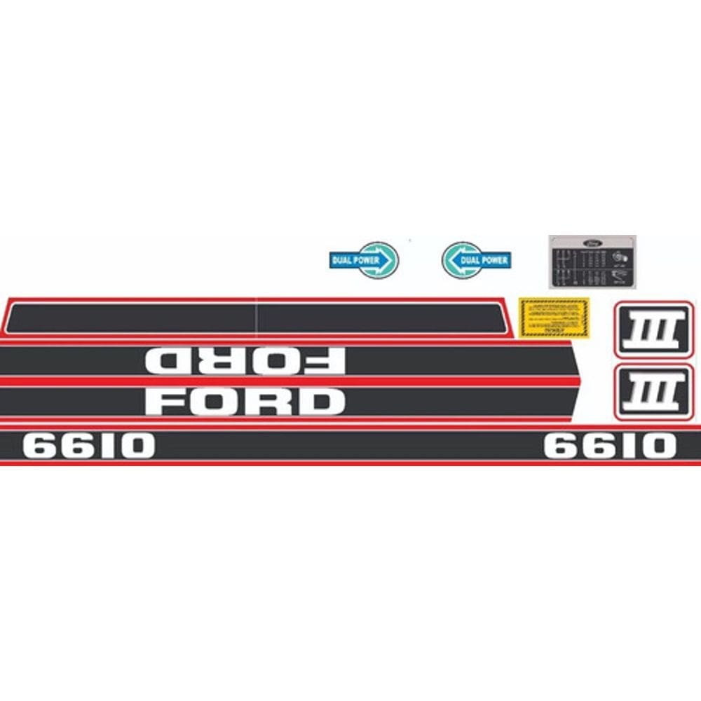 Kit Adesivos Ford 6610 Dual Power