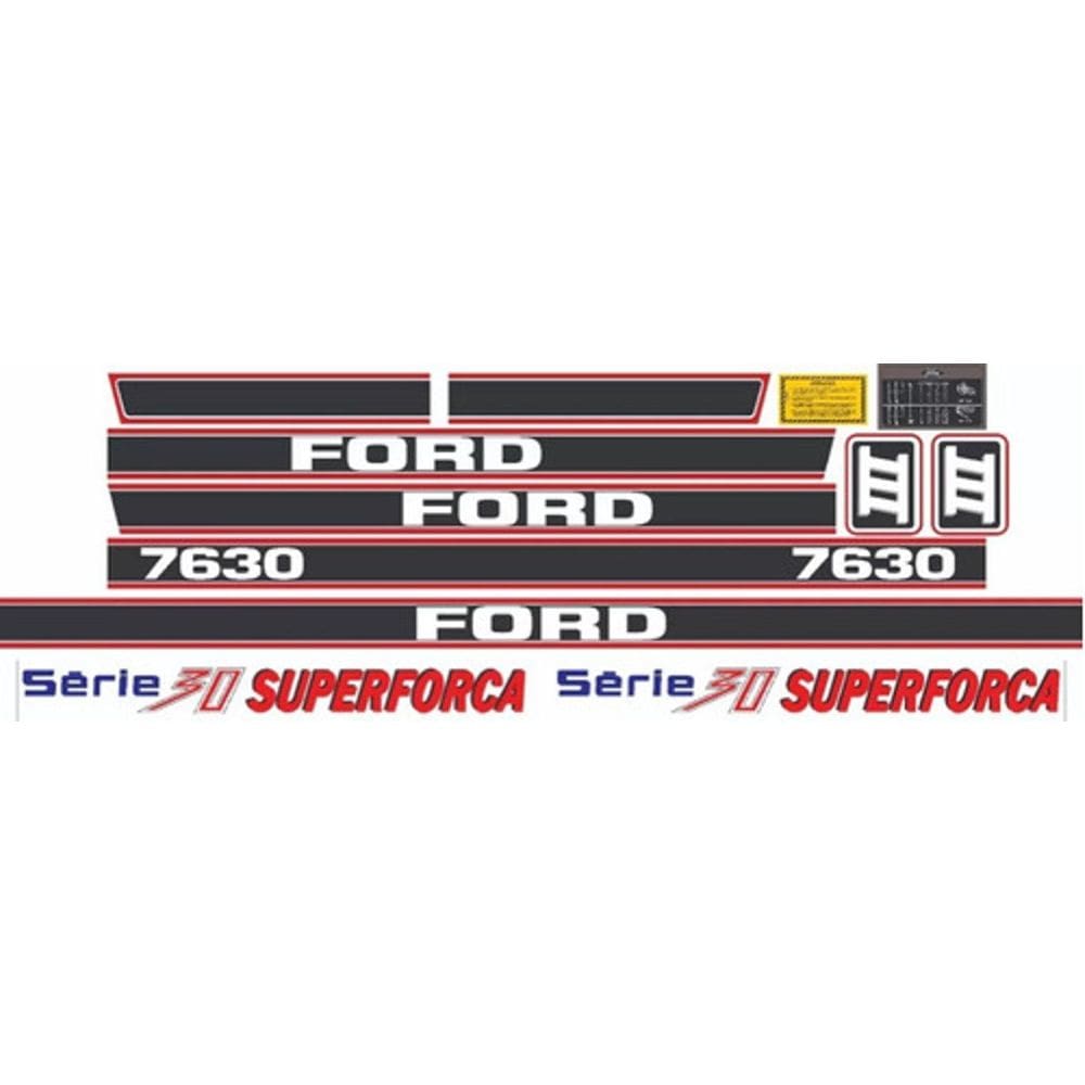 Kit Adesivos Ford 7630 Super Força