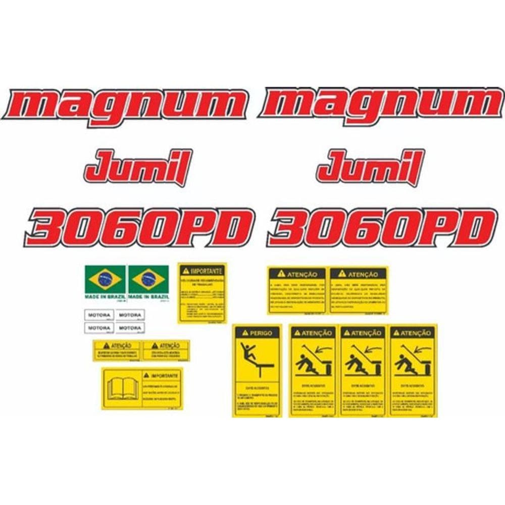 Kit Adesivos - Magnum Jumil 3060Pd