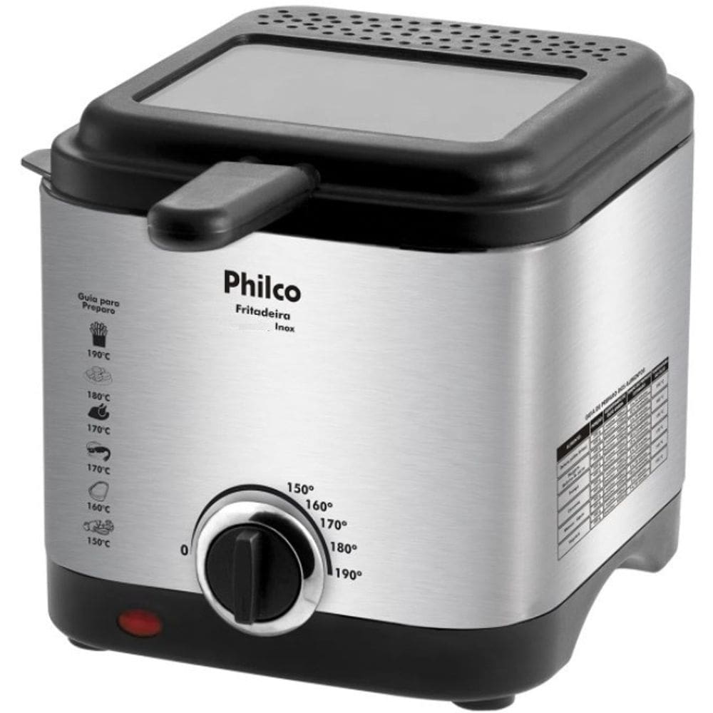 Fritadeira Eletrica Philco A Oleo 1,8L 900W Inox 220V