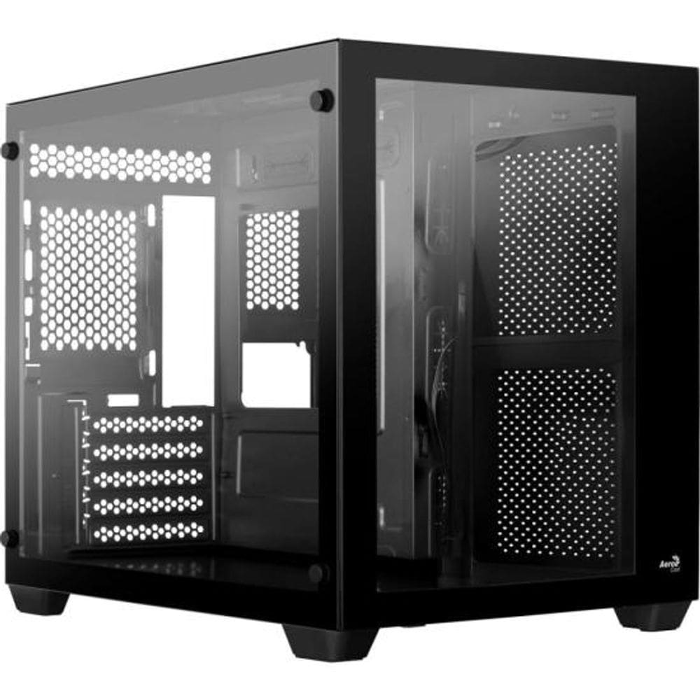 Gabinete Gamer Aerocool DRYFT Preto Lateral Vidro