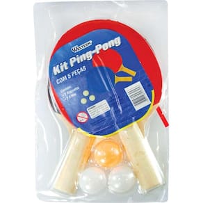 Raquete Para Ping Pong Raquete + Bolas - Western