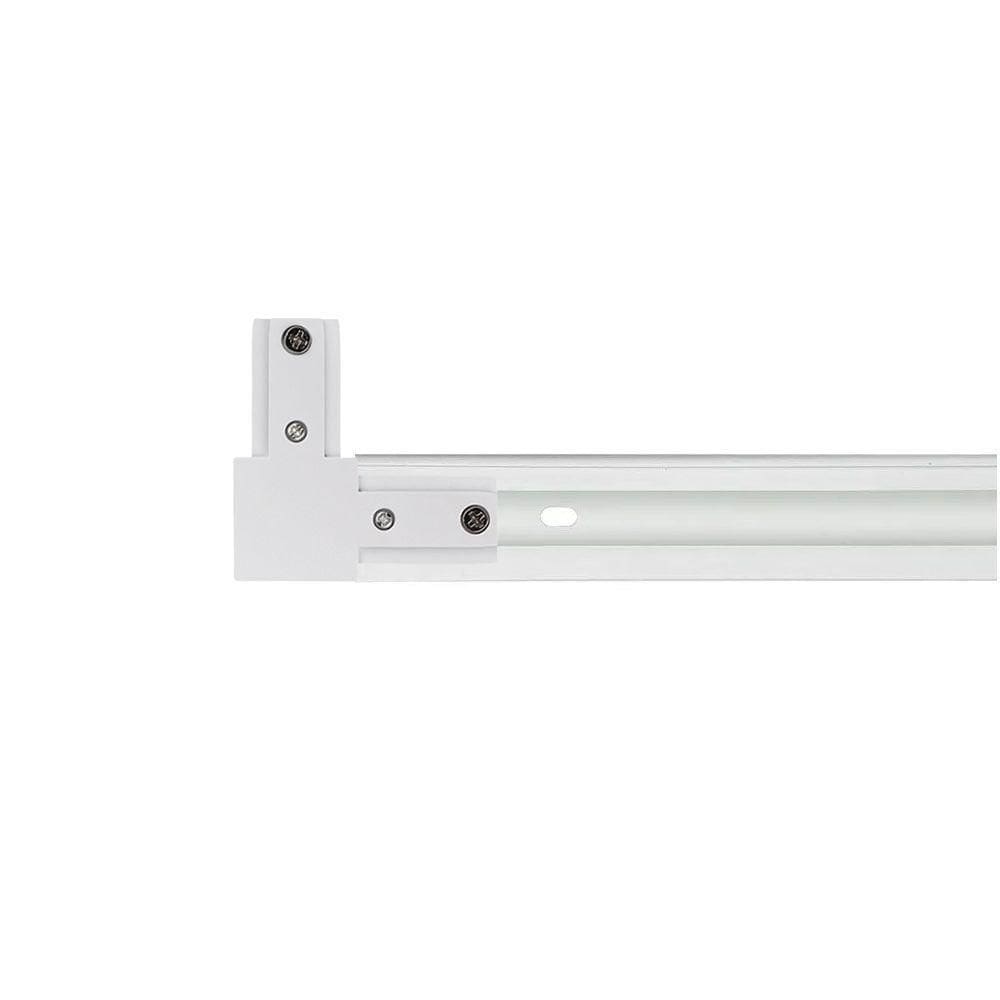 Conexão Emenda Blumenau 90° L Para Trilho Eletrificado Bivolt Branco