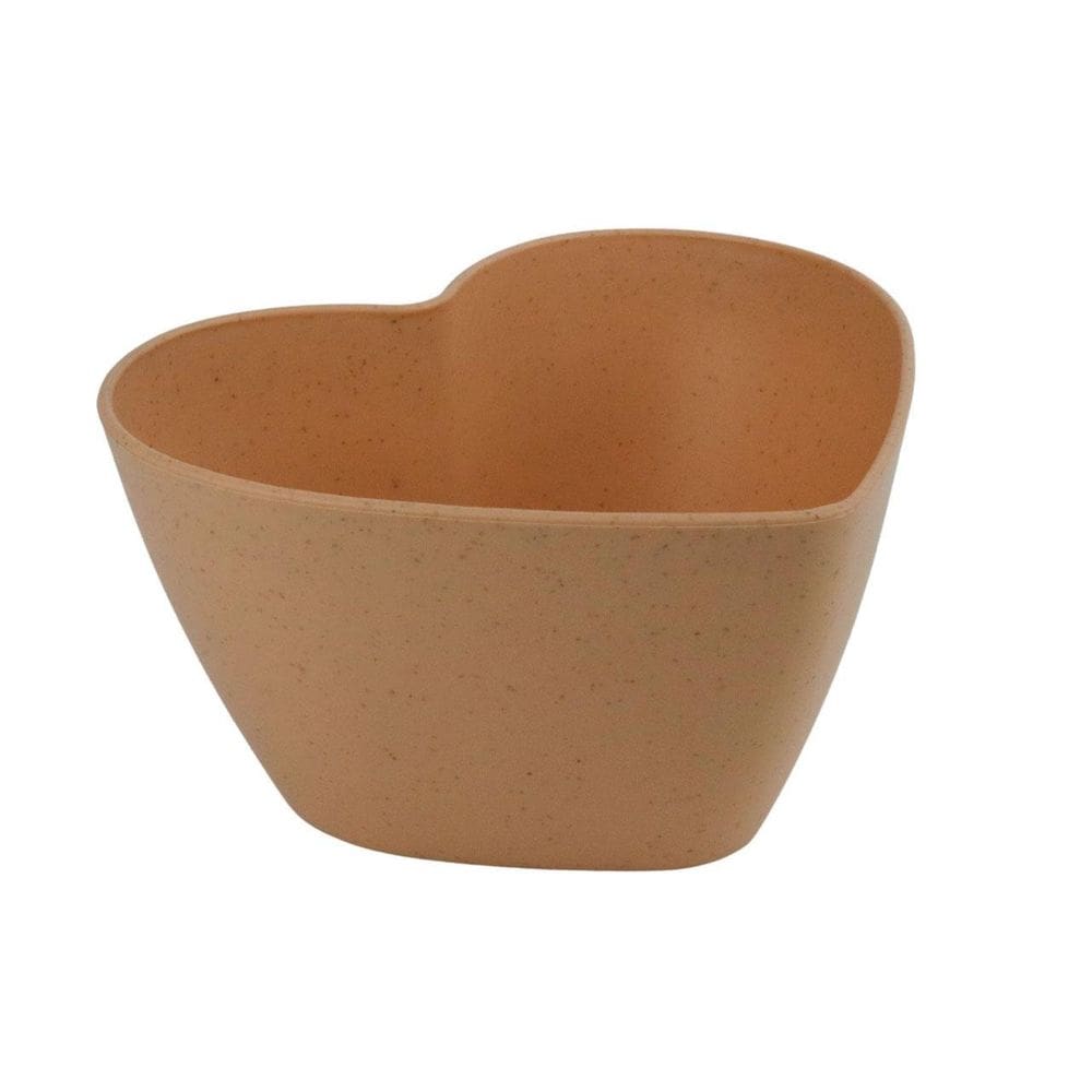 Tigela Fibra de Bambu e PP 500ml Coração Colors - Tudo em Caixa