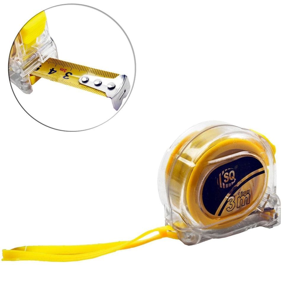 Trena de Plástico 3m X 15,2mm com Trava Incolor - Tudo em Caixa