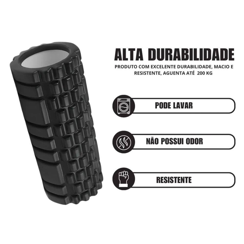 Rolo de Massagem 33cm para Yoga e Pilates Trail