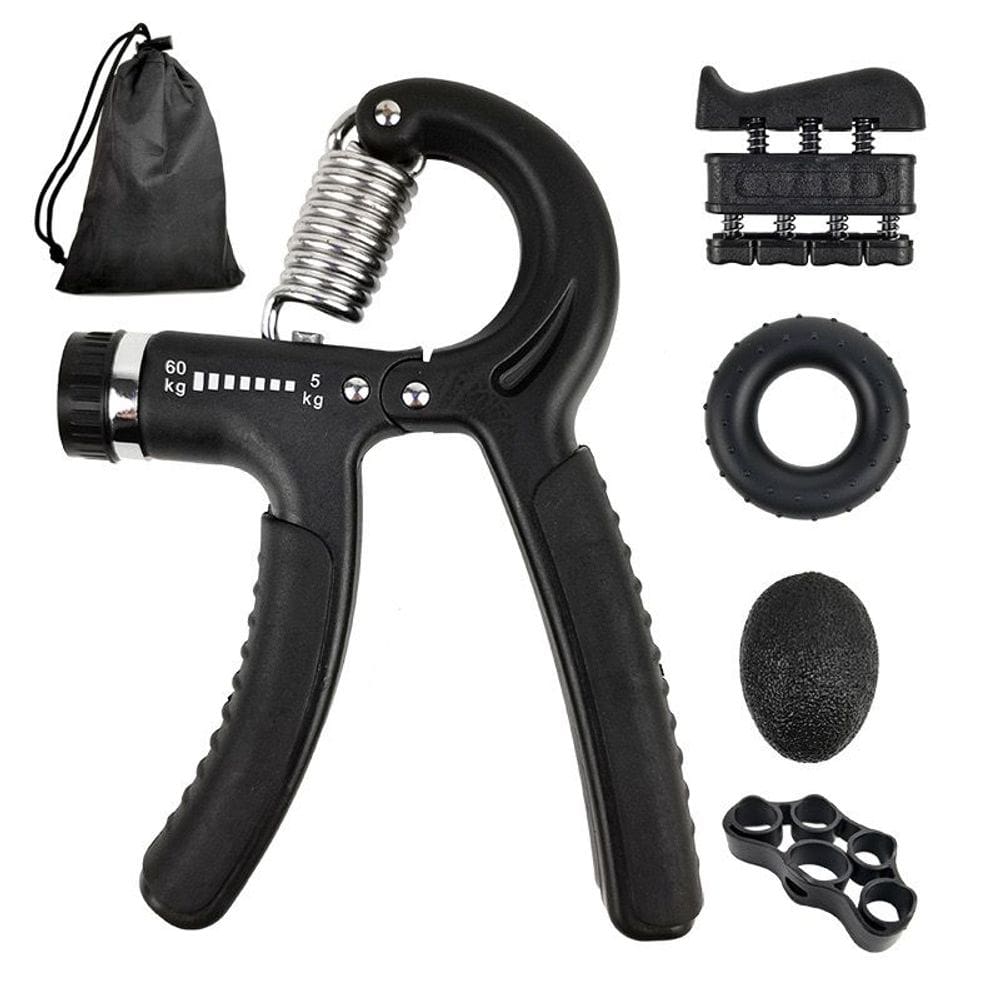 Kit 5 peças Exercício Aperto Dedos Mãos Punho Trail