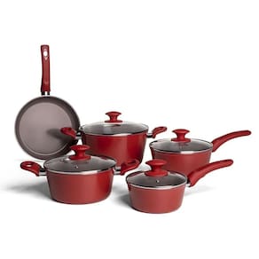 Jogo de Panelas Brinox Ceramic Life Optima 5 Peças Antiaderente Pro Ceramic Com Indução