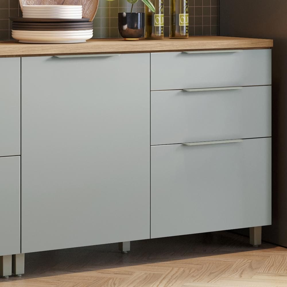 Balcão 1 Porta 3 Gavetas 120cm 100% MDF Marquesa Nesher