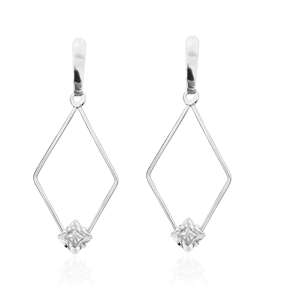 Brinco Clássico Feminino Aço Cirúrgico Zircônia Antialérgico