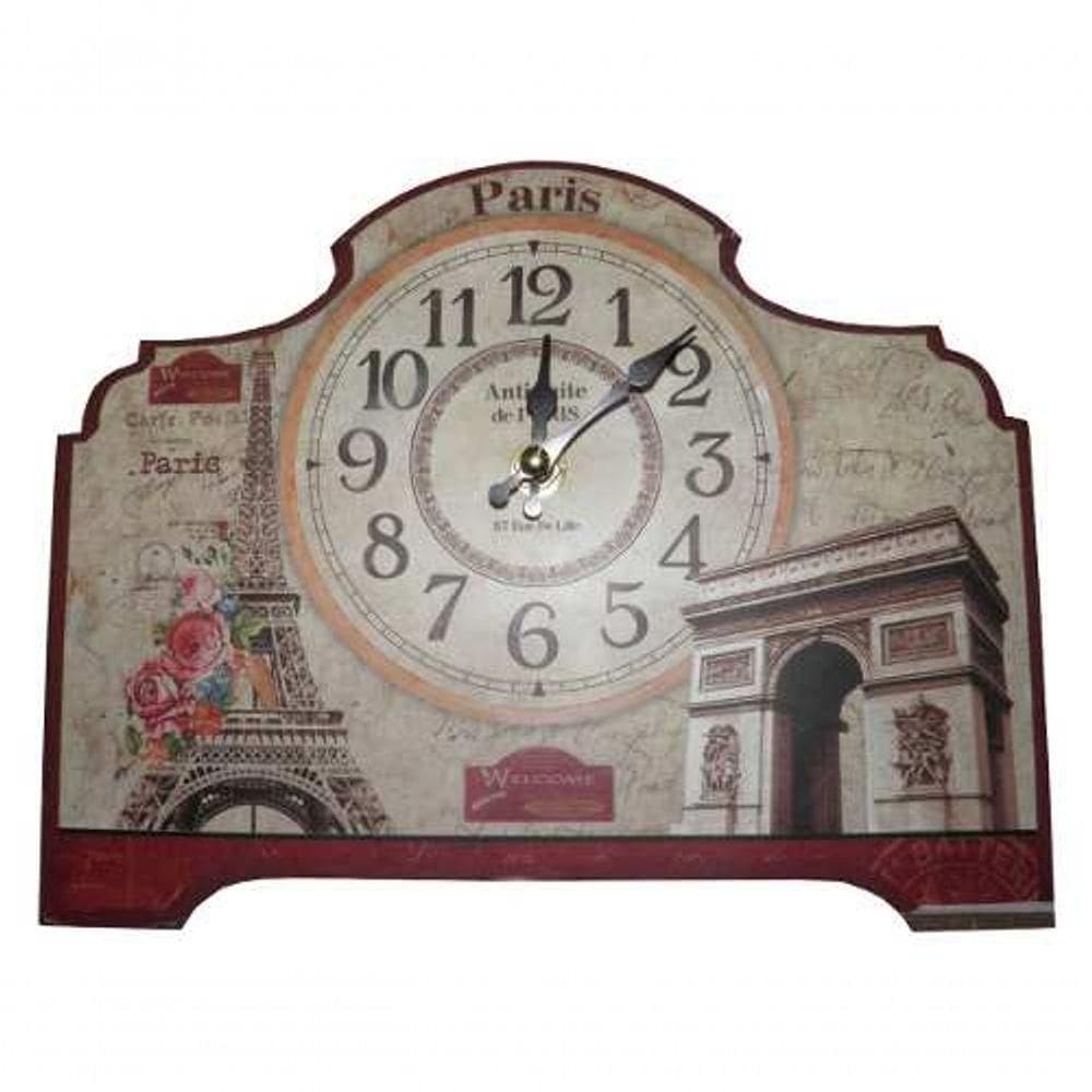 Relogio De Mesa Paris Vintage Retro Decoracao (xin-07)