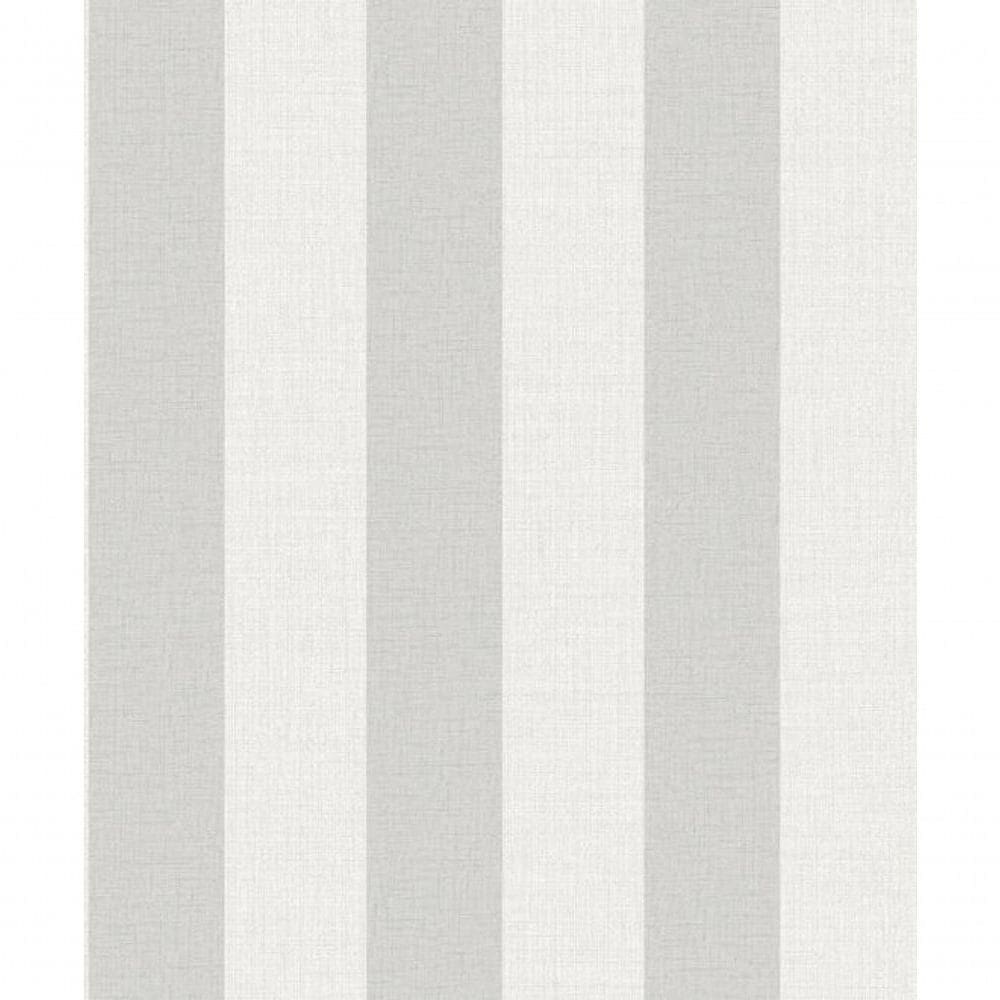 Papel De Parede Maison Listrado Cinza Mn4006
