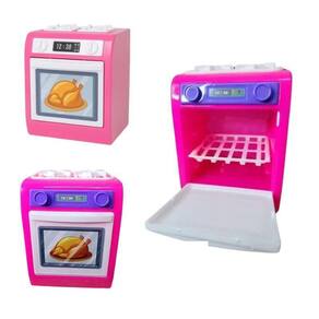 Fogão Gourmet Porta Forno Abre Brinquedo Cozinha Infantil