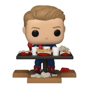 Funko Pop Marvel The Avengers Deluxe Captain America 758