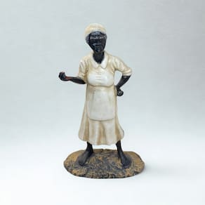 Escultura Preta Velha dos Conselhos 22 cm Resina