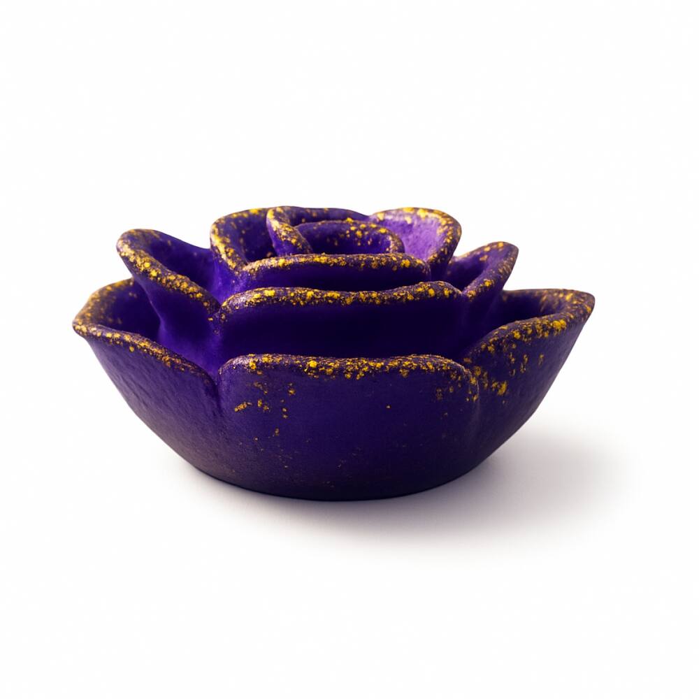 Ofertório Maria Mulambo Rosa Roxo Umbanda 5 cm Resina