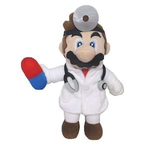 Amiguinho de pelúcia Dr. Mario World Doctor Mario 23cm