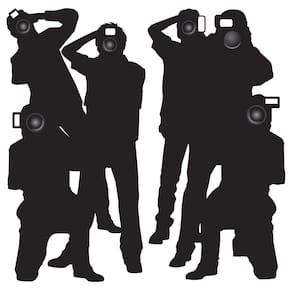 Adereços fotográficos e pano de fundo Beistle Paparazzi Insta Theme