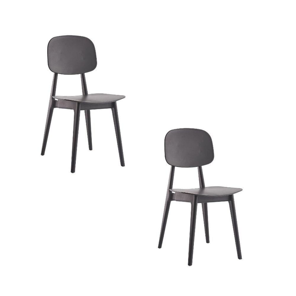 Kit com 2 Cadeiras para Sala de Jantar Vegas Preto