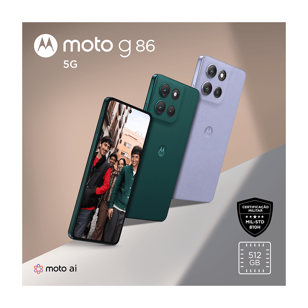 Smartphone Motorola Moto g86 5G - 512GB | Ponto