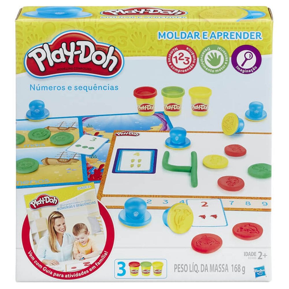 Conjunto Play-Doh Aprendendo os Números Hasbro
