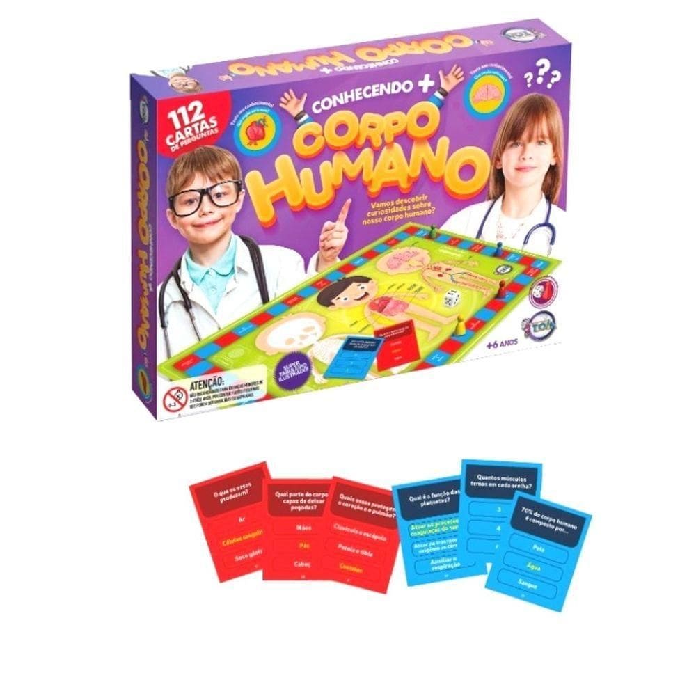 Jogo Conhecendo + O Corpo Humano