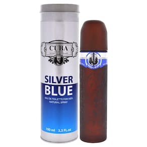 Perfume Cuba Silver Blue Eau de Toilette 100ml para homens