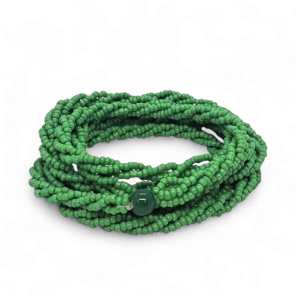 Guia 3 Fios Trançado Oxóssi Verde Escuro 60 cm