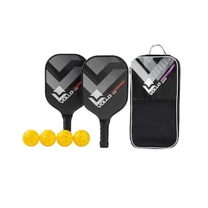 Kit Pickleball Performance 2 Raquetes 4 Bolas e Bolsa Vollo