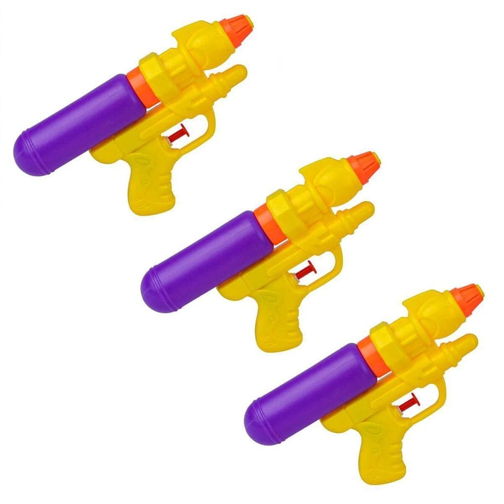 Kit 3 Lançador Pistola De Água Arminha