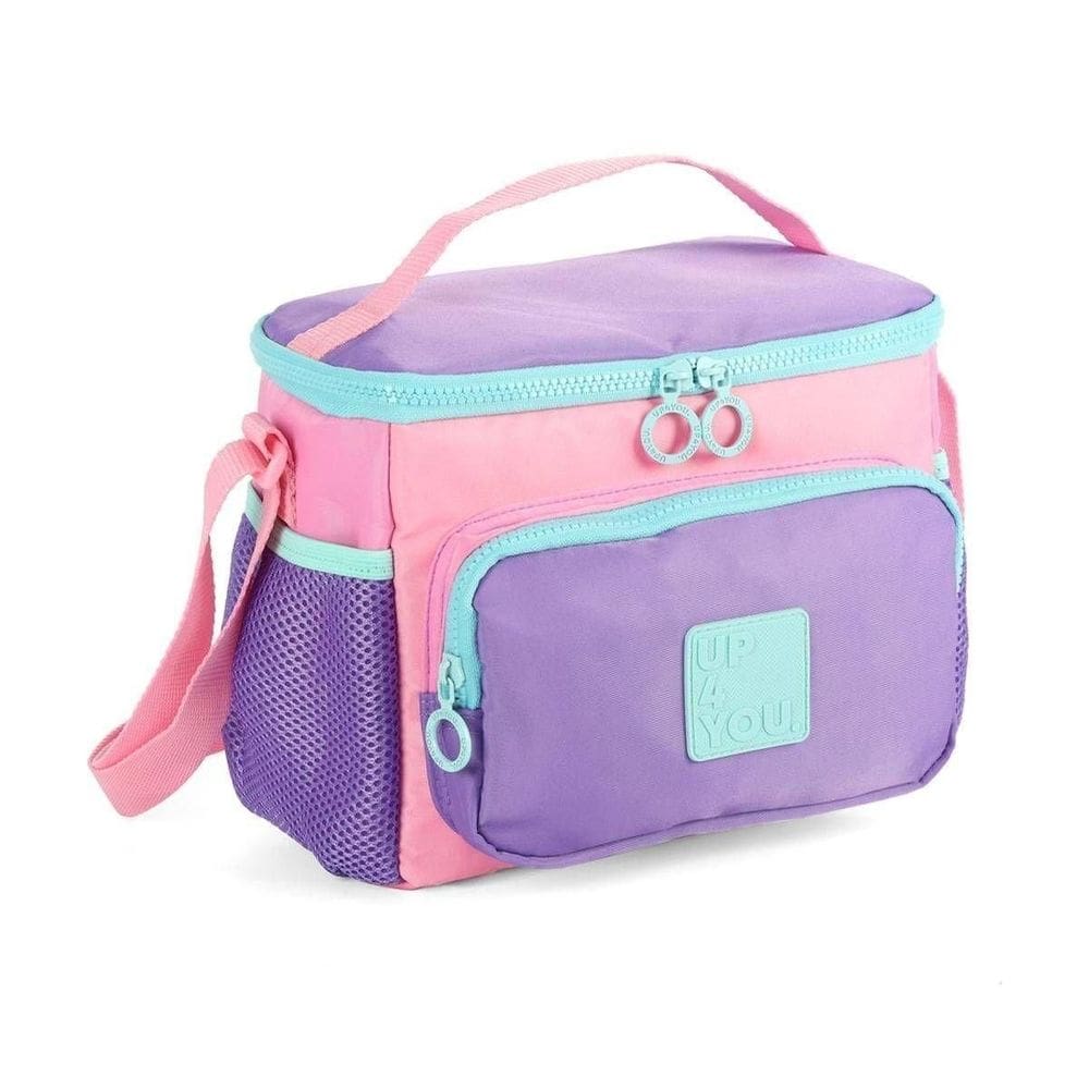 Lancheira Up4you Rosa, Roxo E Verde